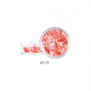GLITTER FLAKE ΚΟΡΑΛΙ ΙΡΙΔΙΖΟΝ 2gr