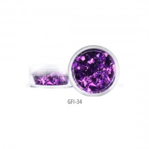 GLITTER FLAKE ΜΩΒ ΣΚΟΥΡΟ 2gr