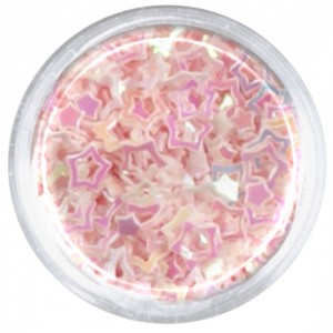ΑΣΤΕΡΙ GLITTER ΜΕ ΤΡΥΠΑ ΚΟΥΦΕΤΙ 5mm 3gr