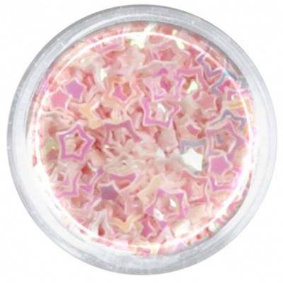 ΑΣΤΕΡΙ GLITTER ΜΕ ΤΡΥΠΑ ΚΟΥΦΕΤΙ 5mm 3gr