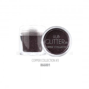 ΣΚΟΝΗ RUB GLITTER COPPER COLLECTION #3