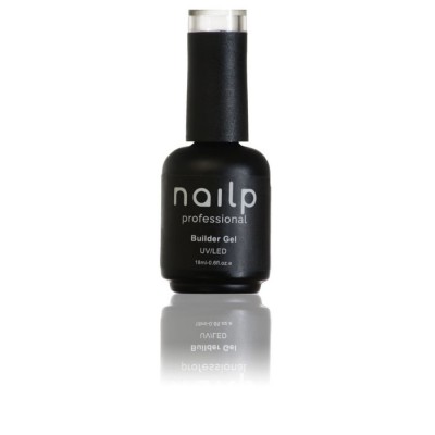 NAILP BUILDER SOAK OFF GEL UV/LED CLEAR IN BOTTLE 18ml