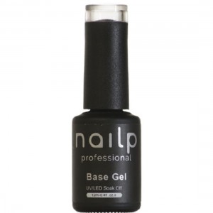NAILP BASE GEL SOAK OFF UV/LED CLEAR 12ml