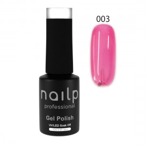 NAILP GEL POLISH SOAK OFF UV/LED TRANSLUCENT CLEAR #003 12ml GLASS