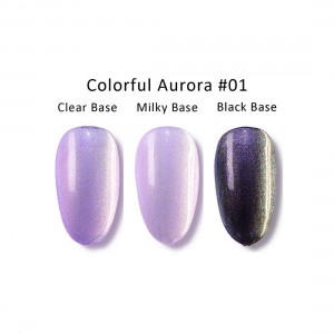 NAILP GEL POLISH SOAK OFF UV/LED COLORFUL AURORA #01 12ml