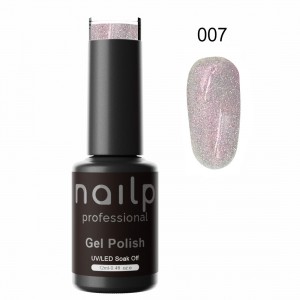NAILP GEL POLISH SOAK OFF UV/LED TRANSLUCENT FLARE REFLECTIVE #007 12ml