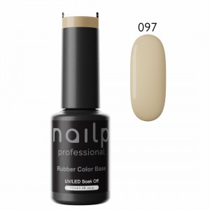 NAILP RUBBER COLOR BASE GEL SOAK OFF UV/LED #097 12ml