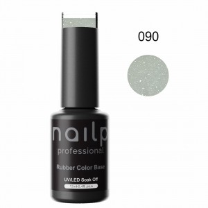 NAILP RUBBER COLOR BASE GEL SOAK OFF UV/LED #090 12ml