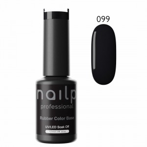 NAILP RUBBER COLOR BASE GEL SOAK OFF UV/LED 099 12ml