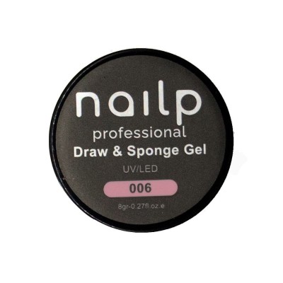 NAILP PAINTING GEL DRAW AND SPONGE #006 8gr NAILP PAINTING GEL DRAW AND SPONGE #006 8gr