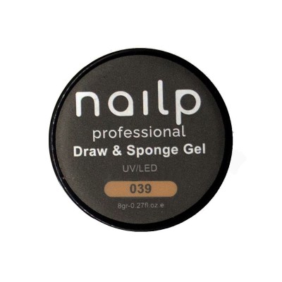 NAILP PAINTING GEL DRAW AND SPONGE #039 8gr