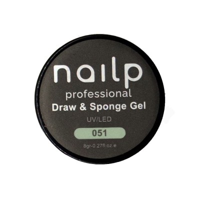 NAILP PAINTING GEL DRAW AND SPONGE #051 8gr
