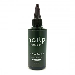 NAILP REFILL NO WIPE TOP GEL SOAK OFF UV/LED CLEAR 100ml