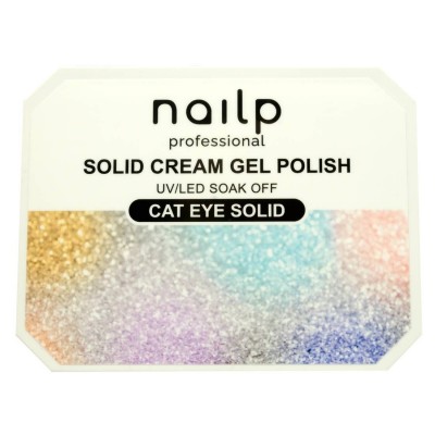 NAILP SOLID CREAM GEL POLISH CAT EYE DIAMOND 9 x 2gr