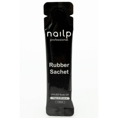 NAILP RUBBER BASE GEL SOAK OFF UV/LED CLEAR ΦΑΚΕΛΑΚΙ 15ml